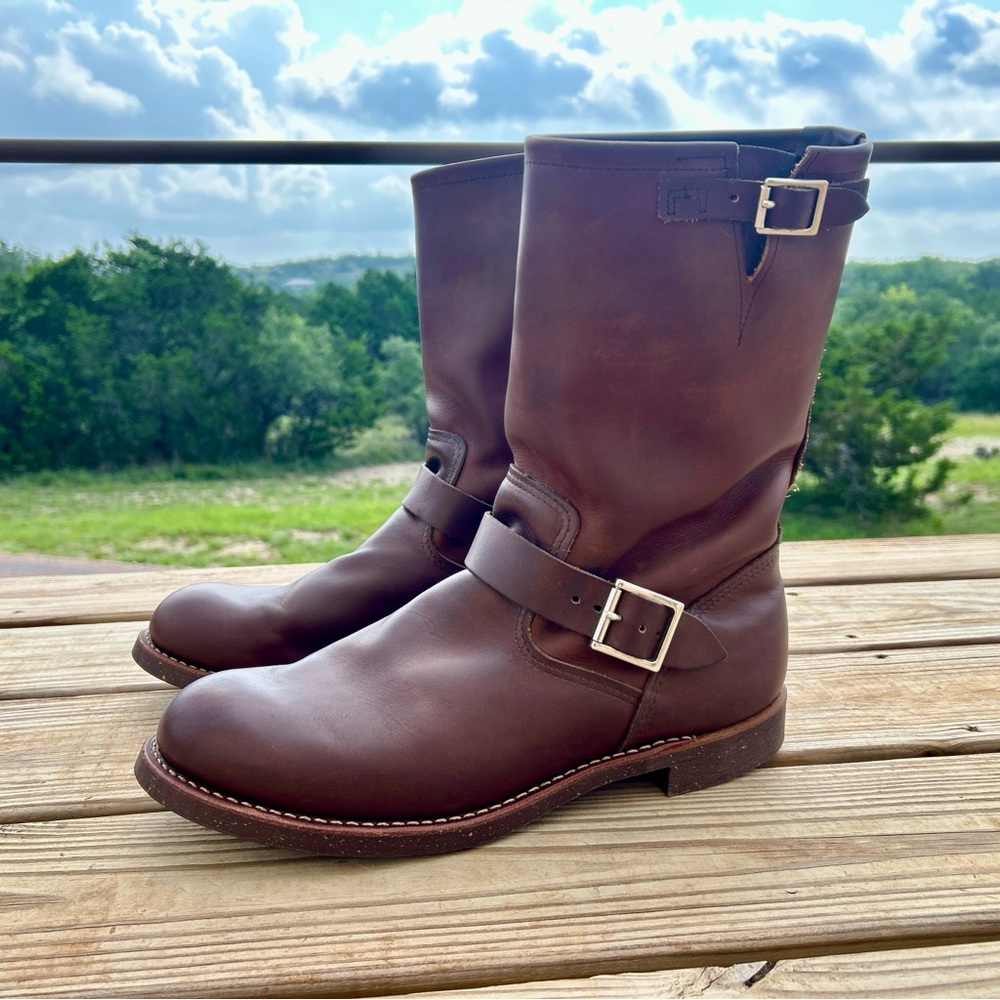 Red Wing 2991 Size 13, Brown Leather Engineer Boots. In fantastic condition